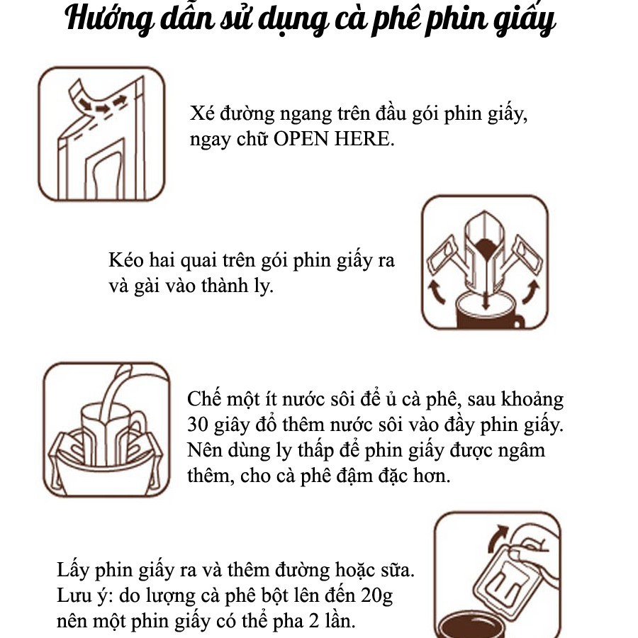 Phin giấy pha cà phê, trà