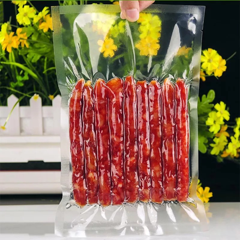 Túi Hút Chân Không Thực Phẩm 2 Mặt Trơn - Đủ Các Size Túi Bảo Quản Thực Phẩm