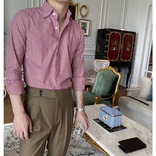 Áo Sơ Mi Cổ Cao Spread Collar