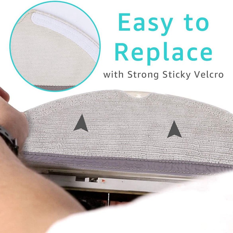 Set 10 tấm vải lau nhà cho Roborock S5 S5 Max S6 S6 Pure S6 MaxV E4 E35