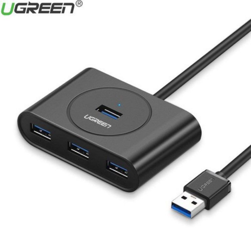 Hub bộ Chia USB 4 Cổng 3.0 UGREEN 20291 dây dài 1m - Hàng Chính hãng