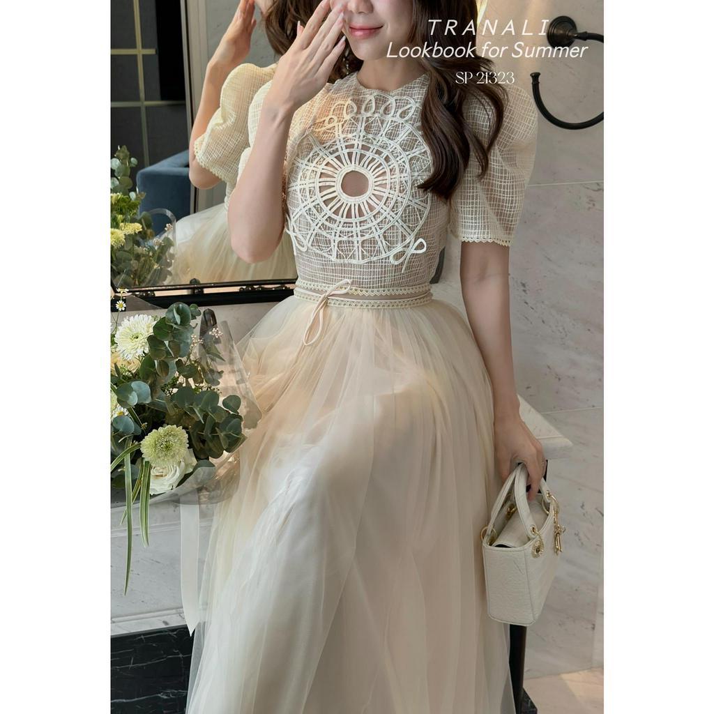 ĐẦM MIDI REN NGỰC