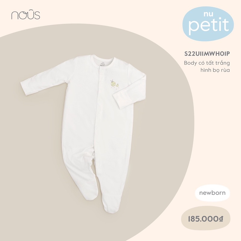 [ Nous 2022 ] Bộ body nous sơ sinh pettit