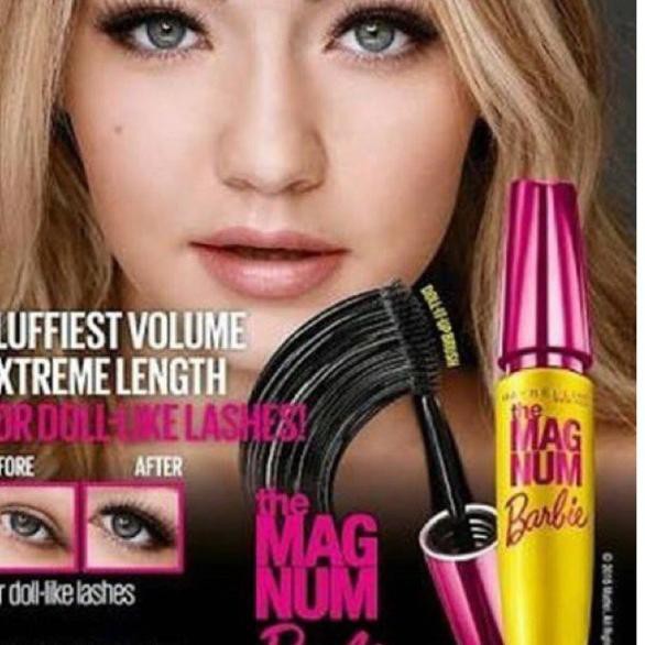 (Hàng Mới Về) Mascara Maybelline Hypercurl Ttp Màu Hồng / Volum Express / Vàng Magnum / Barbie / Hyper Cur Cur