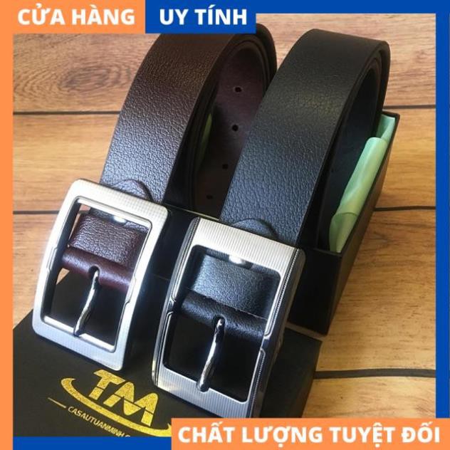 Thắt Lưng Nam Da Thật Nguyên Tắm Một Lớp Cao Cấp [HÀNG XIN XUẤT KHẨU]