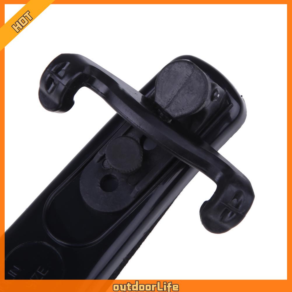 ❤Outdoorlife❤High Quality Mini Violin Shoulder Rest Fully Adjustable Black Support for Violin 3/4 4/4 1/2✿