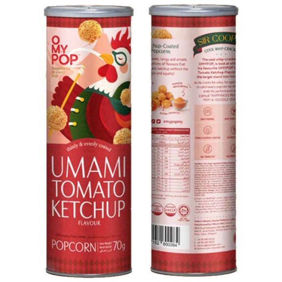 [NEW] SNACK BẮP RANG NHIỀU VỊ OMYPOP 70G