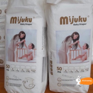 Combo 50 bỉm quần mijuku 50m/50l/50xl/50xxl