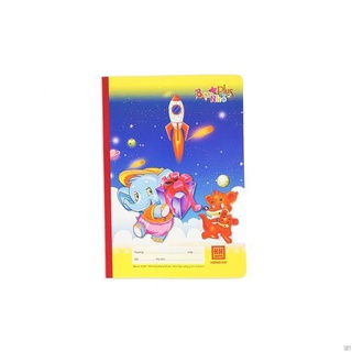 Combo 5 cuốn vở 5 ô ly 48 trang hồng hà school bạn nhỏ 0550 - hồng hà