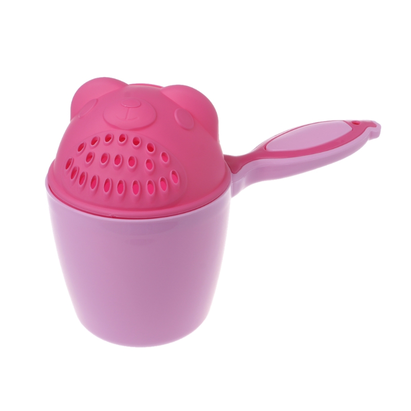 ❀INN Baby Bath Cap Kids Washing Hair Shampoo Cartoon Cup Children Shower Spoons