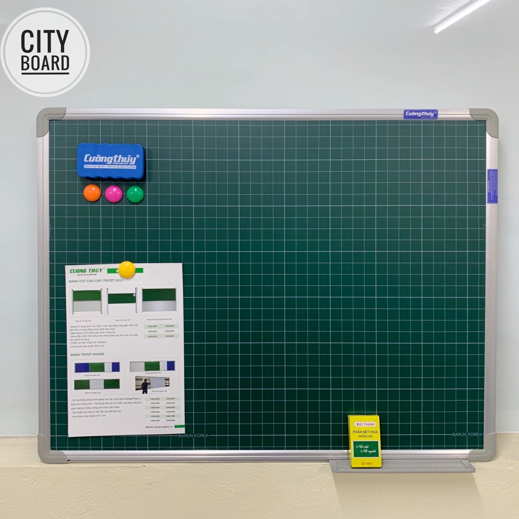 Bảng kẻ ô ly , KT : 60x100cm dòng Sandard - Bảng Cường Thúy