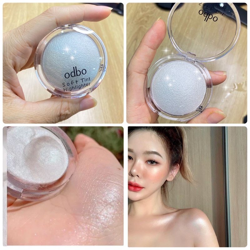 Phấn bắt sáng Odbo Soft Tint Highlighter hộp 4g Thái Lan