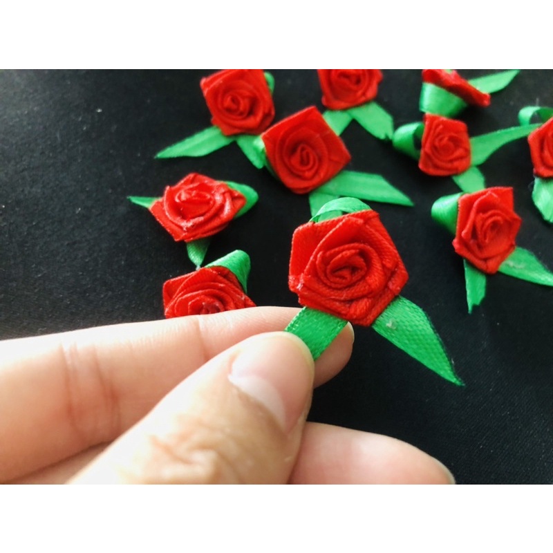 [10 bông] Hoa Nhí Lụa 2cm - Hoa Trang Trí - Phụ kiện thủ công Handmade