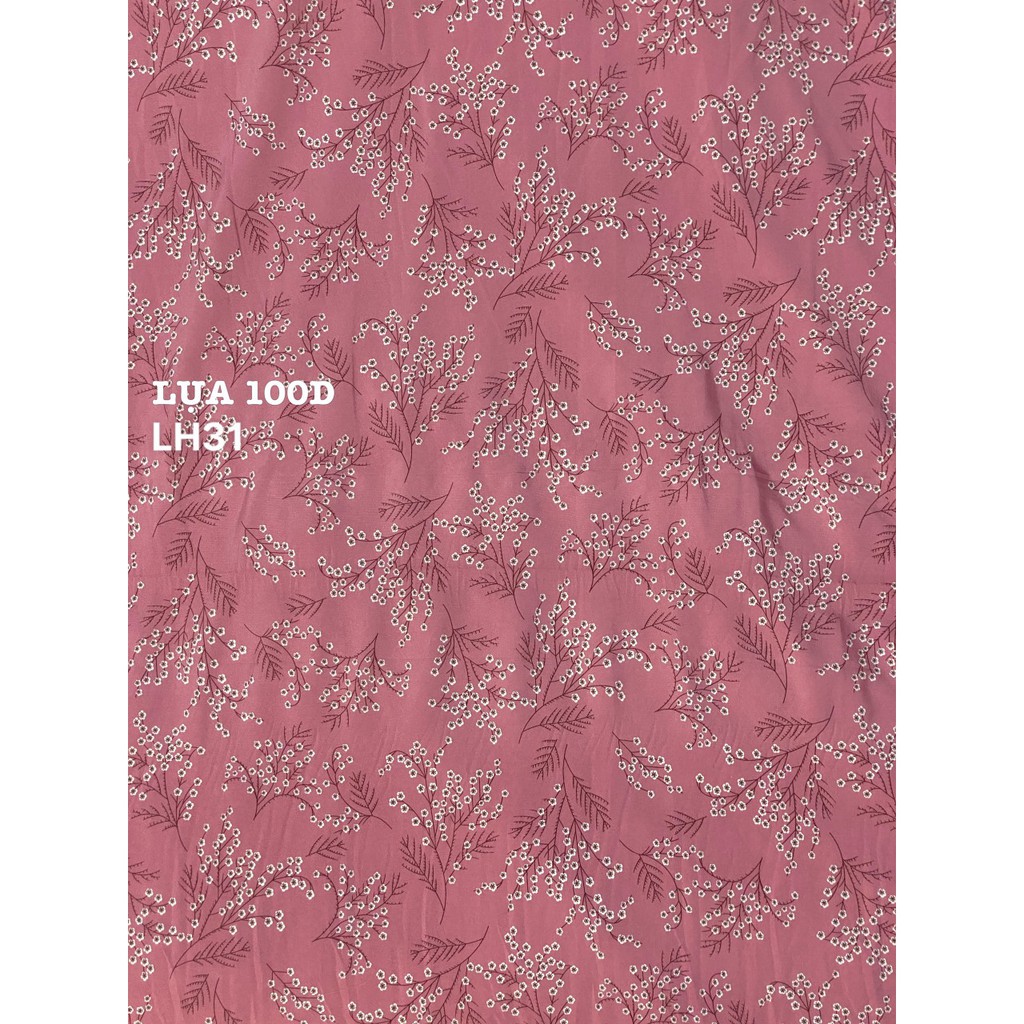 VẢI LỤA 100D HOA NHÍ - DÒNG VẢI THÔNG DỤNG - 1 MÉT X 1M5