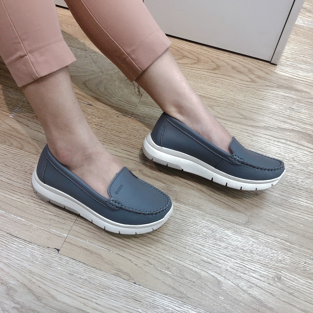 GIÀY MỌI G E O X ĐỘN ĐẾ CHẤT DA THẬT SIÊU ÊM 004185 | BigBuy360 - bigbuy360.vn