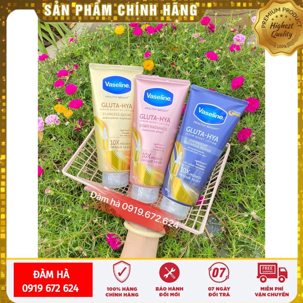 Sữa dưỡng thể Vaseline Gluta HYA Body Lotion 10X