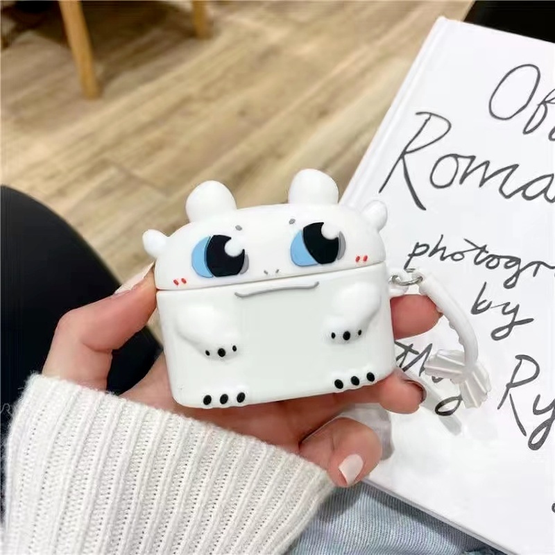 Vỏ Bọc Hộp Sạc Tai Nghe Baseus W3 Mềm In Hình Chú Chó Hoạt Hình Dễ Thương Hiệu Quả No.1