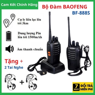 Bộ Đàm BAOFENG BF888s tầm xa 3-5km, ít tạp âm, 16 kênh, Bảo Hành 1 Năm