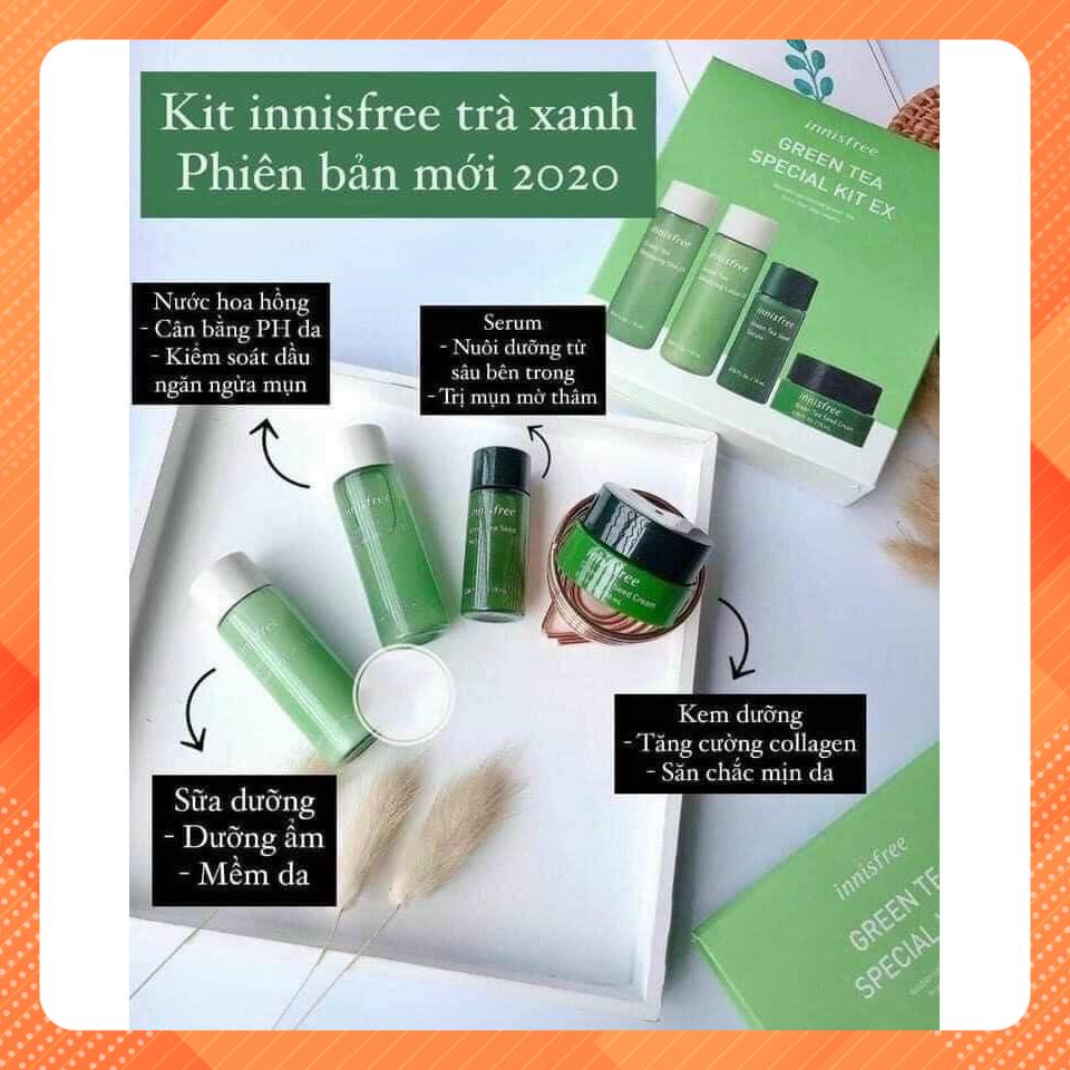 Bộ kid dưỡng da innisfree 4 món mẫu mới 2020