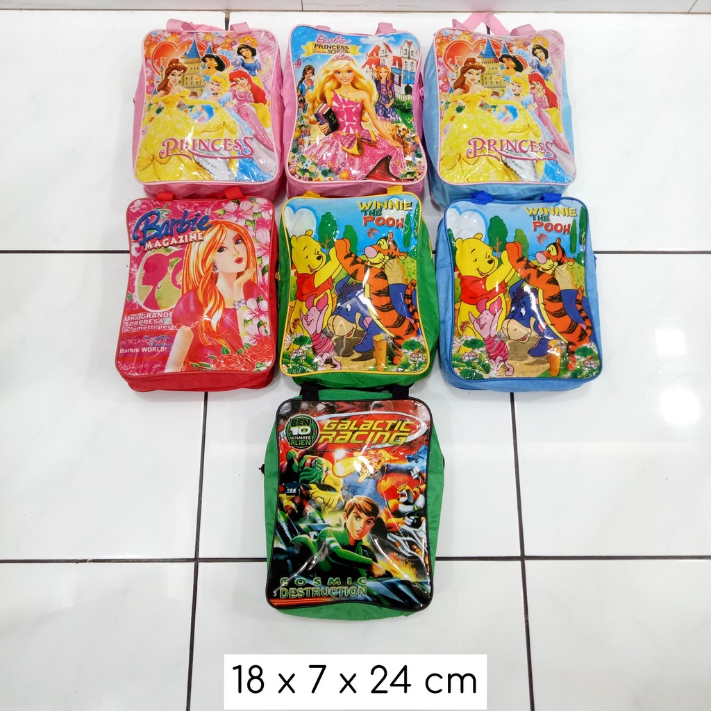 Mô Hình Đồ Chơi Nhân Vật Hoạt Hình Công Chúa Barbie Winnie The Pooh Ben 10 A-180