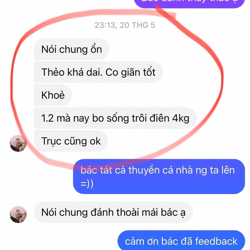 Trục thẻo câu đài Classic, bền, chuẩn size