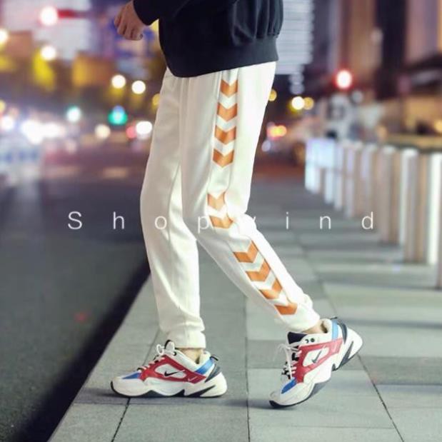 Quần jogger Nỉ unisex Nỉ Mũi Tên nam nữ phong cách trẻ trung năng động
