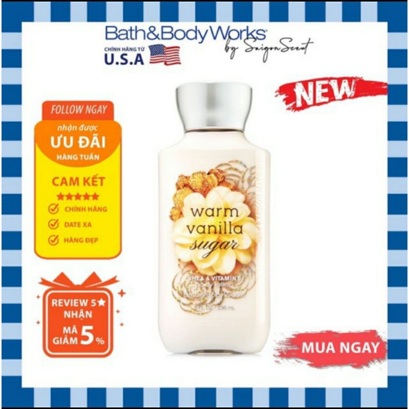 [BBW -BILL Đầy Đủ] Dưỡng thể Lotion Bath And Body Work BBW Đủ Mùi