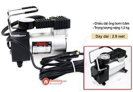 Bơm Hơi Điện Ôtô Xe Máy Mini 12V -220V 150Psi cắm cổng sạc xe hơi