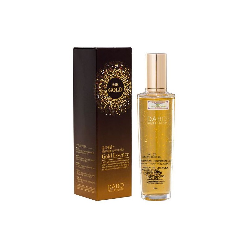 Serum Tinh Chất Hoa Hồng Vàng Mờ Nếp Nhăn, Trắng Da Cao Cấp DABO Rose Gold Flora 24k Gold Essence 130ml