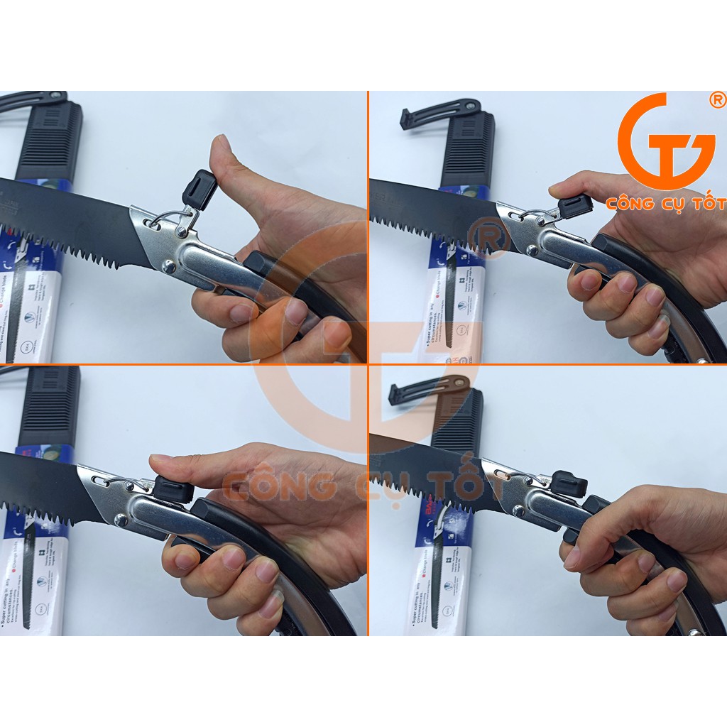 Cưa gỗ Barker lưỡi đen 350mm
