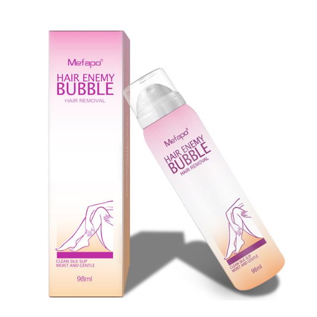 Chai tẩy lông bằng kem xịt bọt Bubble,,,