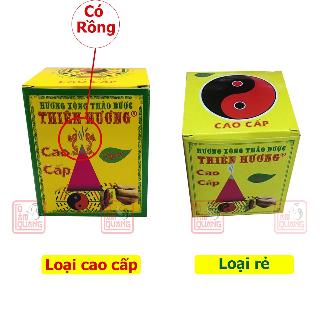 Nhang hương xông nhà phong thủy thảo dược Thiên Hương di động tẩy uế trừ tà chiêu tài lộc bình an may mắn