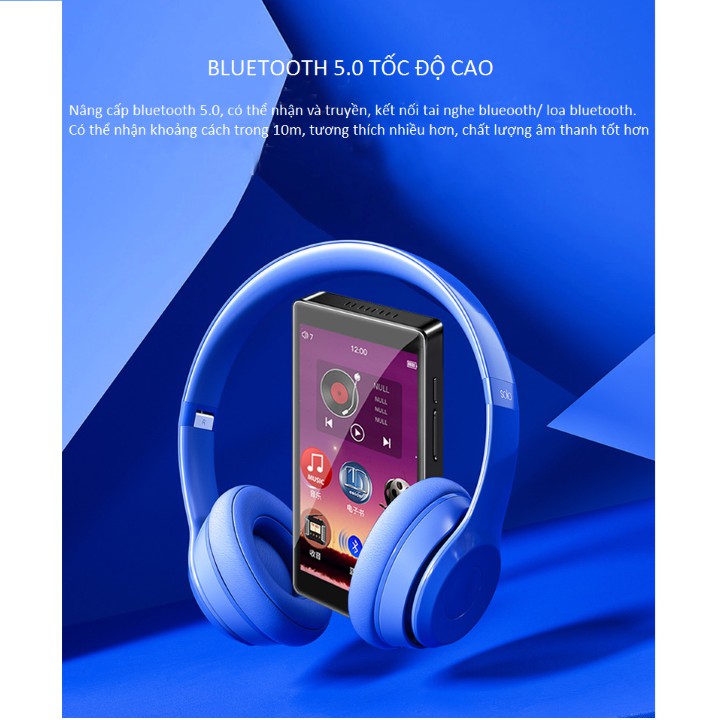 [BẢO HÀNH 1 ĐỔI 1] MÁY NGHE NHẠC XEM PHIM MP3 MP4 BLUETOOTH MÀN HÌNH CẢM ỨNG 4 INCH RUIZU H1 BẢN NÂNG CẤP CỦA RUIZU D20