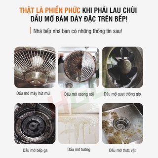 Tẩy Dầu Mỡ Nhà Bếp Máy Hút Mùi Chất Tẩy Rửa Vệ Sinh Nhà Bếp Siêu Sạch An Toàn Trên Mọi Bề Mặt VGpro