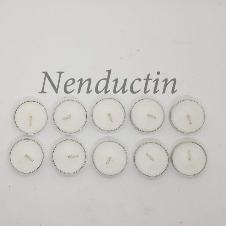 Đèn cầy vàng trắng đỏ Tealight 100v trắng cao cấp Đức Tín