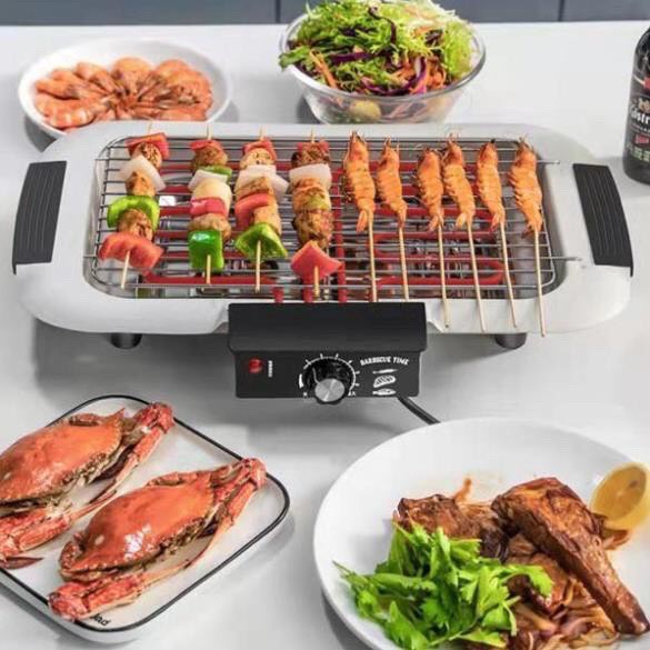 Bếp Nướng Điện Không Khói BBQ 2000W BY1909- đa dụng tiện lợi cho mọi gia đình