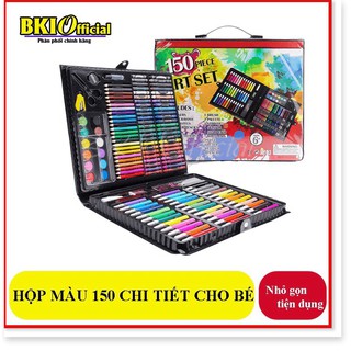 Hộp màu 150 chi tiết cho bé, bộ màu vẽ đa năng - MAU150