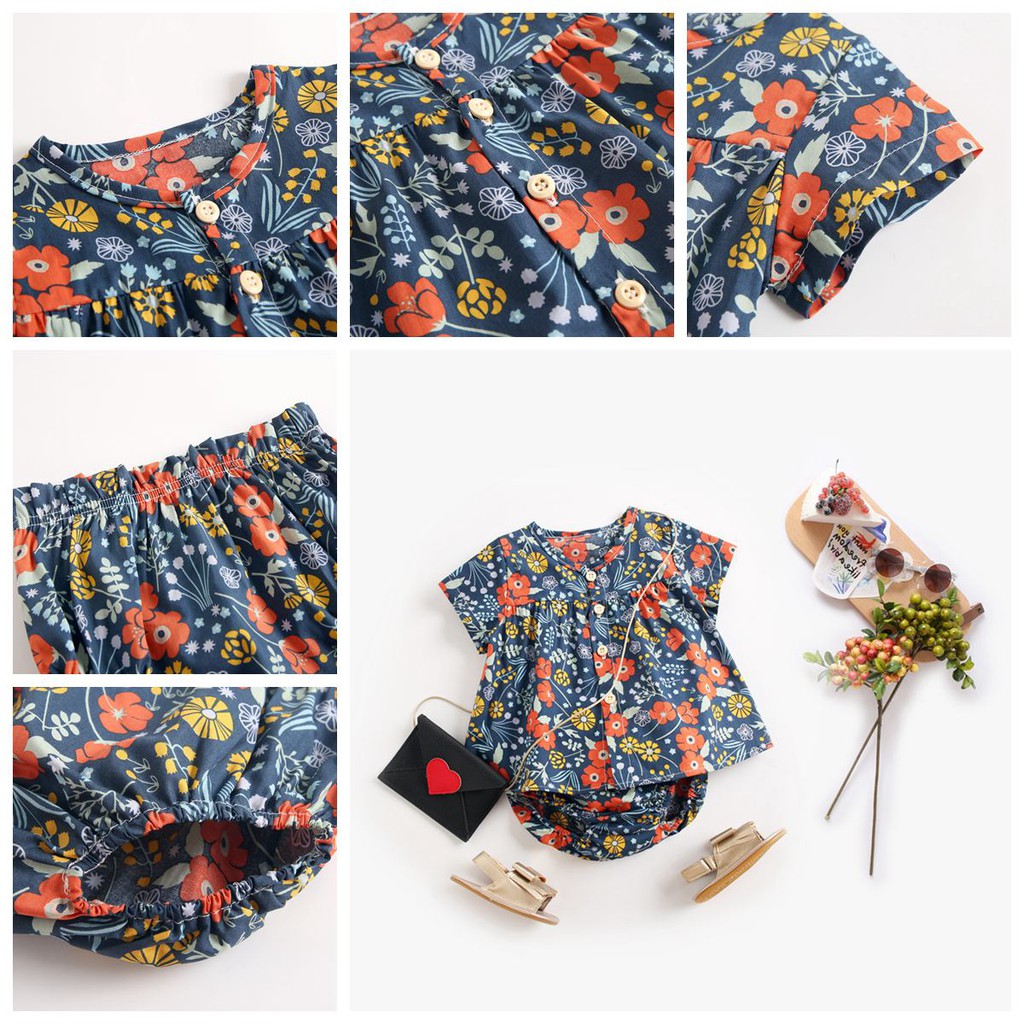 Bộ Đồ Trẻ Em Sanlutoz Bằng Cotton Thiết Kế Xinh Xắn Dành Cho Bé Sơ Sinh