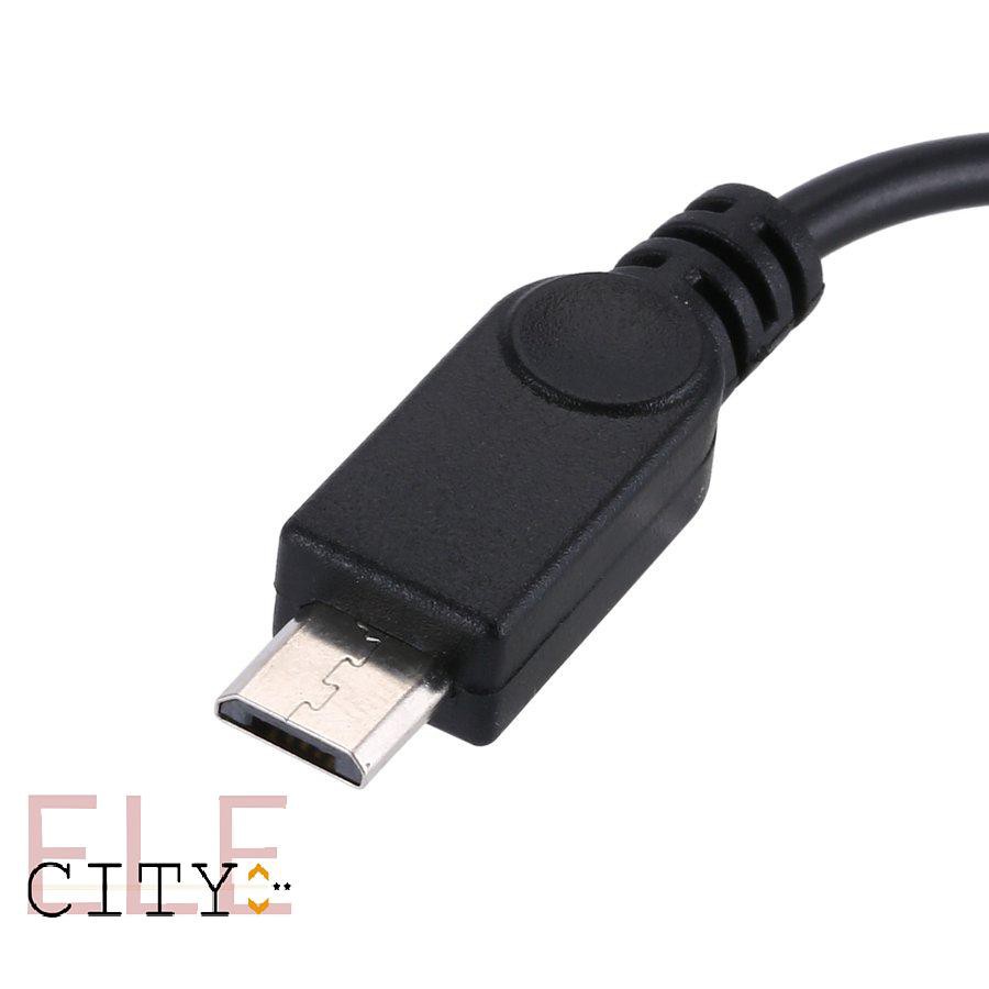 Cáp OTG chuyển đổi đầu cắm Micro Usb sang cổng USB 2 trong 1