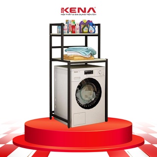 Kệ Máy Giặt Máy Sấy 2 Tầng KENA kiểu dáng sang trọng hiện đại tiết kiệm không gian tối đa KMG 1001-2