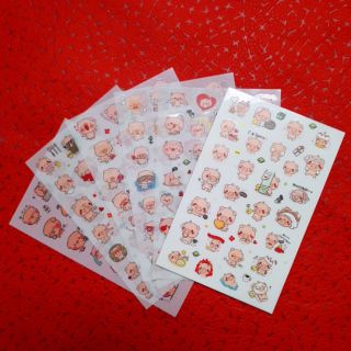 Sticker hình heo con
