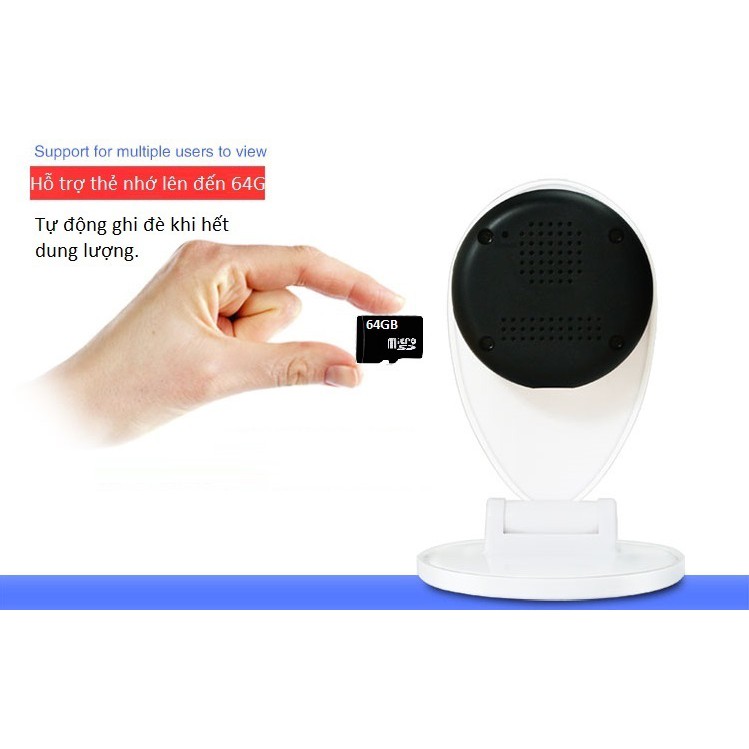 [Mã 267ELSALE hoàn 7% đơn 300K] Camera wifi Yoosee 720p (loại mini độ bền cao) của Agiadep | BigBuy360 - bigbuy360.vn