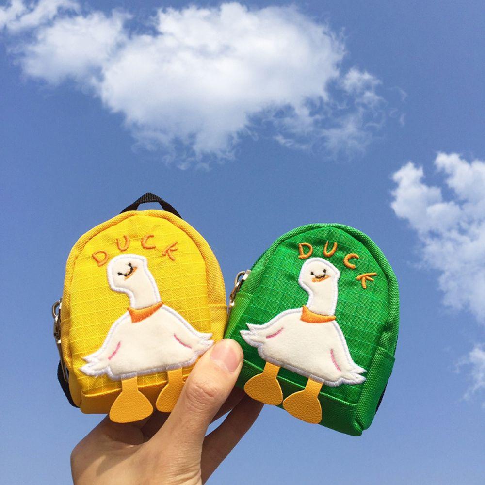 Túi Đựng Tiền Xu Hình Chú Vịt Hoạt Hình Dễ Thương Cho Bé Gái