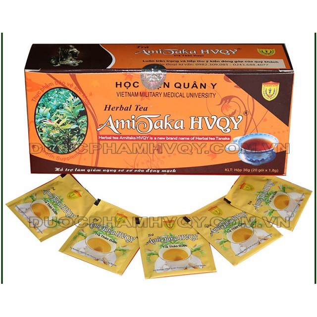 TRÀ AMITAKA – hạ huyết áp, giúp ngủ tốt, phòng ngừa đột quỵ