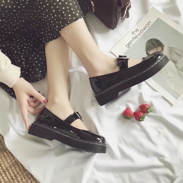 Giày Ulzzang Khuy Tim , Giày Lolita Nữ | BigBuy360 - bigbuy360.vn