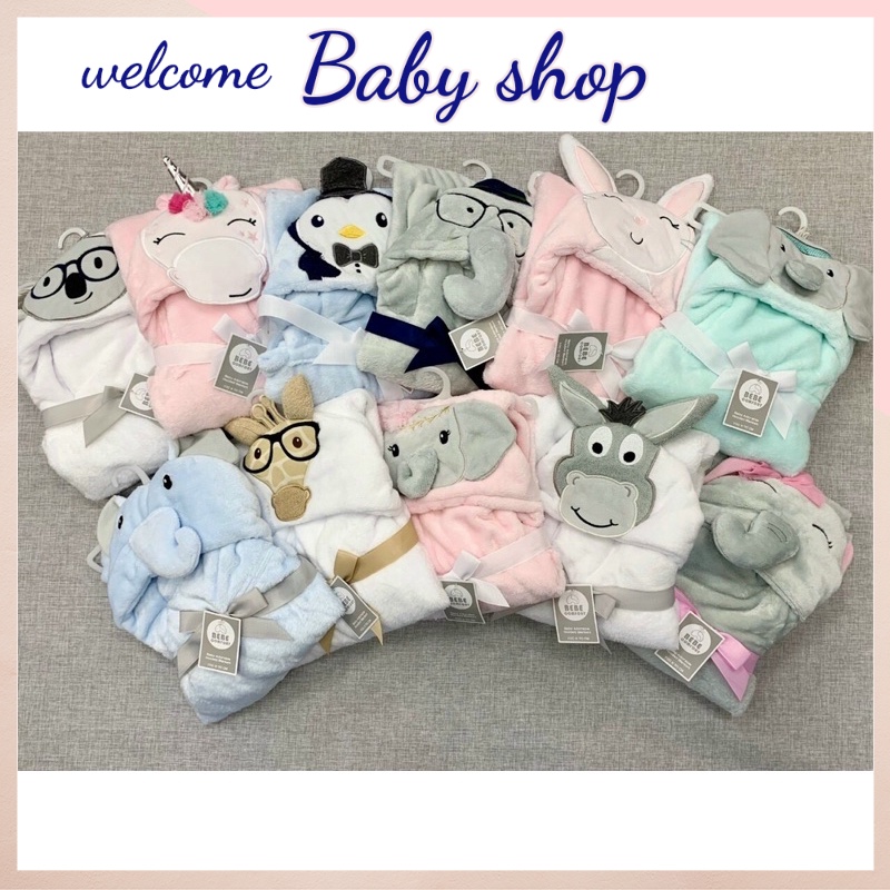 Ủ choàng lông BEBECOMFORT 70x100cm