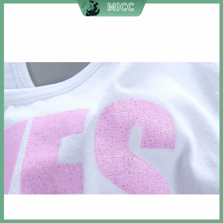 Áo Ngực Cotton Màu Trắng Đen In Chữ LOVE Cho Bé Gái