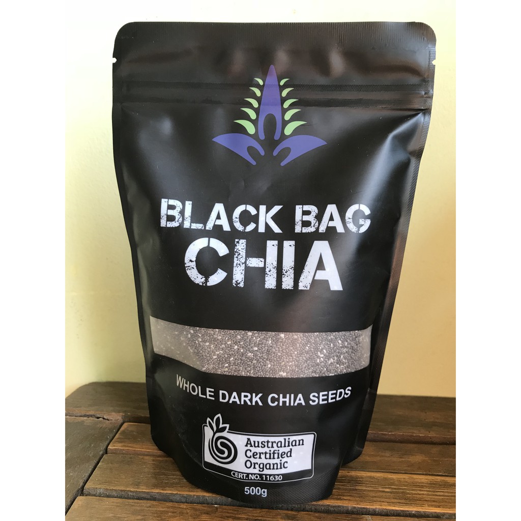 Hạt chia úc BLACK BAG CHIA Túi Đen 500gr (Hàng Chuẩn) (HSD tháng 12/2022) | BigBuy360 - bigbuy360.vn