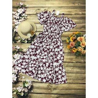 Đầm lụa eo thun M,L,XL giá 250K