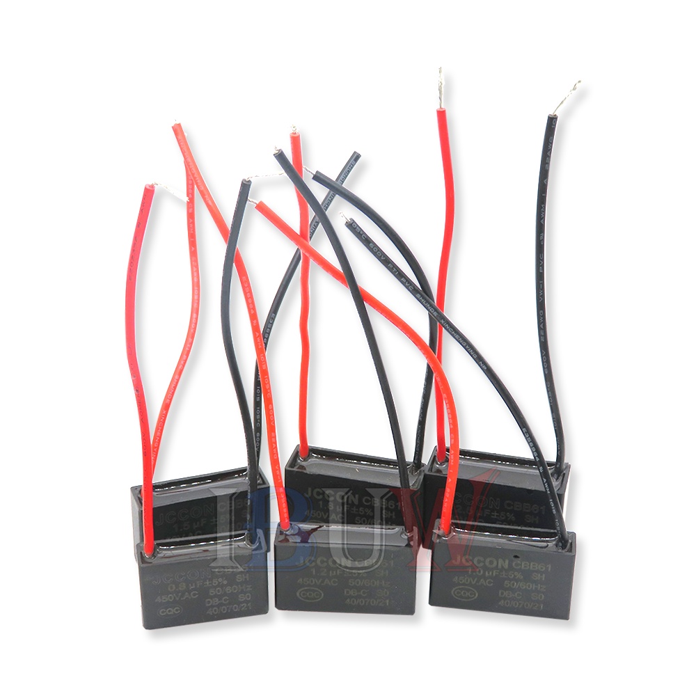 1 Tụ Điện Âm Trần Hình Chữ Nhật CBB61 450V 0.8uF~12uF 1UF 1.2UF 1.5UF 1.8UF 2UF 3UF 3.5UF 4UF 4.5UF